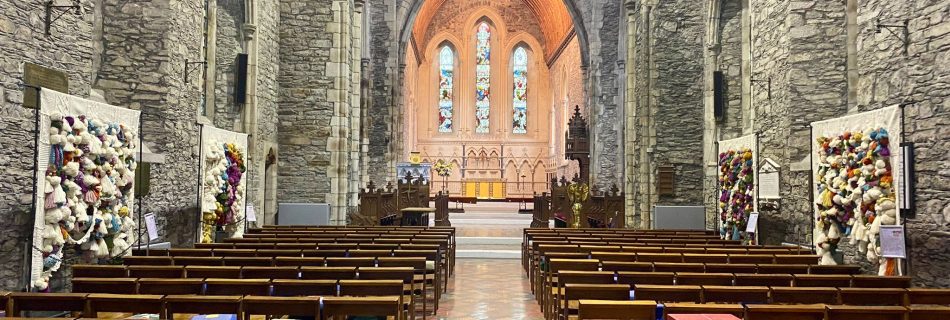 ‘St Brigid’s Cloaks’ installation, Kildare